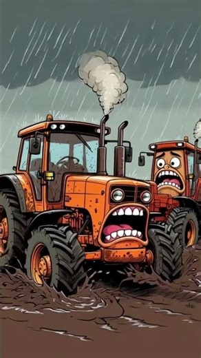 Chotu the Tractor's Big Dream #shortvideo #tractorvideo #trending