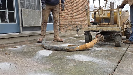 NOW THAT’S A LIFT! 🛠️🆙 Check out this back patio we just finished! We raised the concrete a full 5 inches to close the gap at the foundation and eliminate a massive step. Now, this space is perfectly flush and ready for patio furniture and BBQ season! 🍔🔥 🛑 MARCH IS ALMOST FULL! 🛑 Our spring schedule is filling up fast. Don't wait—get your free estimate today and secure one of our last remaining spots for March! 📞 Call 815-464-5700 > #AffordableConcreteRaising #ConcreteLeveling #HomeRepair