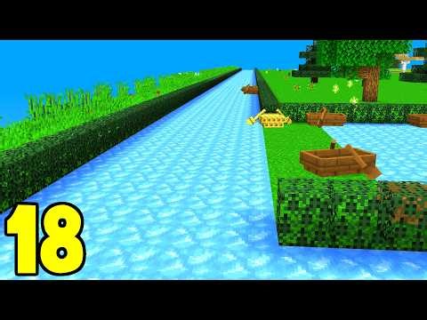 Ice Boat Racing | Minecraft Skyblock Episode 18 (Java & Bedrock Server IP)