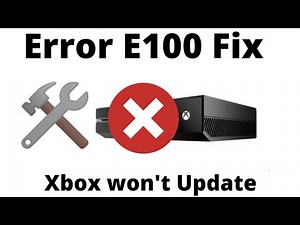 *2021*Xbox Update Glitch Fix (Error E100) *New Method*