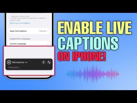 How To Enable Live Caption On iPhone Easily || Tech Wash