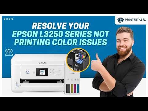 Epson L3250 Series (L3250, L3251, L3252, L3256) not Printing color Issues (All Models)