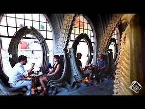 Amazing Alien bar designed by the creator of the monster HR GIGER BAR