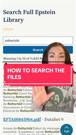 HOW TO SEARCH THE EPSTEIN FILES Please take care of yourself and take a step back when needed. #FYP #Crime #TrueCrime #EpsteinFiles #Epstein