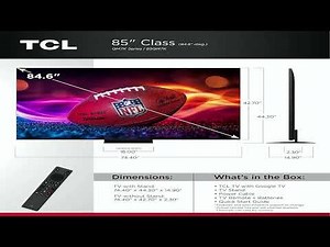 Review: TCL 85-Inch QM7K QLED 4K Smart QD-Mini LED TV with Google TV | 85QM7K, 2025 Model