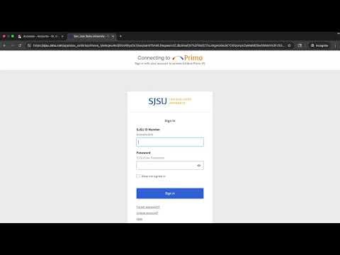 OneSearch - Logging into your account