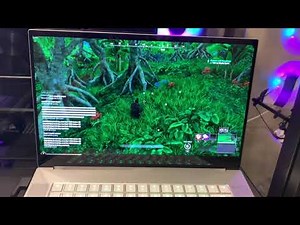 New World 4k on Razer Blade Laptop RTX 5000 Quadro