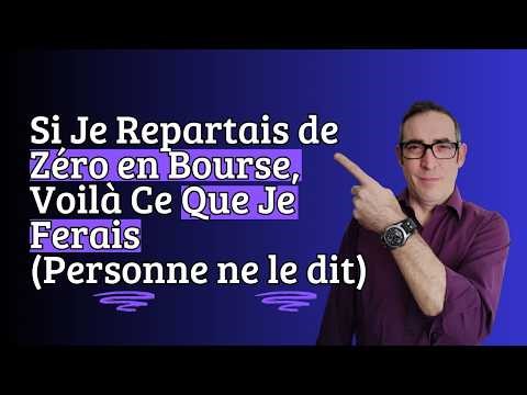 If I were to start from scratch in the stock market, this is what I would do (Nobody says this)