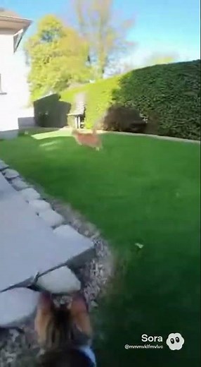 CAT-Cam Action: First-Person High-Speed Chase Ends in a Dramatic Pounce! 😼💨