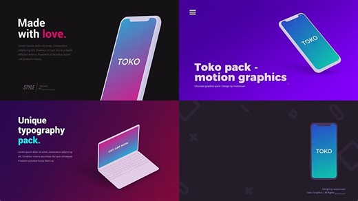 【FCPX插件】1449个社交媒体文字标题排版设计LOGO图形背景转场动画 音效 Graphics Pack