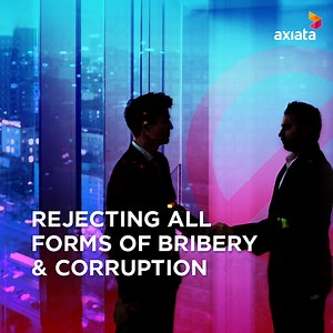 2.2K reactions · 20 comments | Our steadfast commitment to good business ethics is pillared on a zero-tolerance stance towards bribery and corruption, as detailed in our Anti-Bribery and Anti-Corruption (ABAC) Policy. Learn more: bit.ly/3SuRknj ​#AdvancingAsia #ThisIsAxiata | Axiata | Facebook
