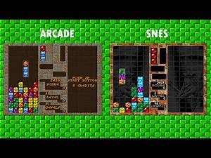 Arcade Vs SNES - Columns