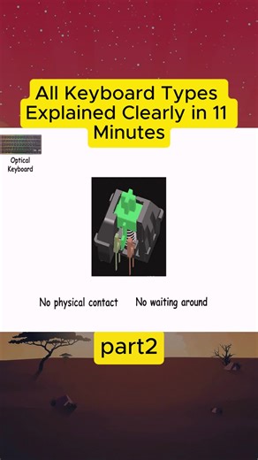 All Keyboard Types Explained Clearly in 11 Minutes #KeyboardGuide #MechanicalKeyboard #MembraneKeyboard #OpticalKeyboard#tiktokusa