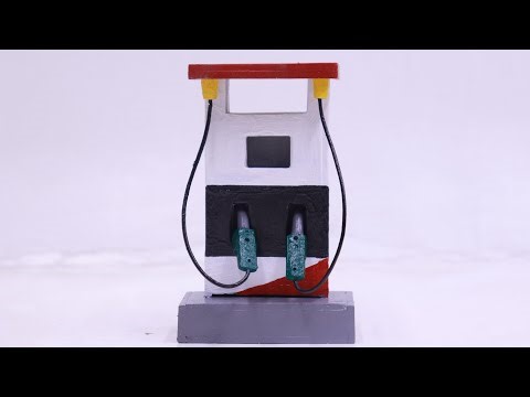 How to make a mini Petrol Pump using PVC. DIY | Petrol Pump | Idea Into Reality