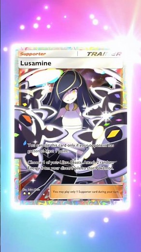 Full Art Lusamine 2.0 | Deluxe Pack EX | Pokémon TCG Pocket