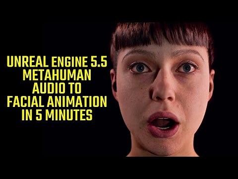 Unreal Engine 5.5 Metahuman Audio to Facial Animation Tutorial