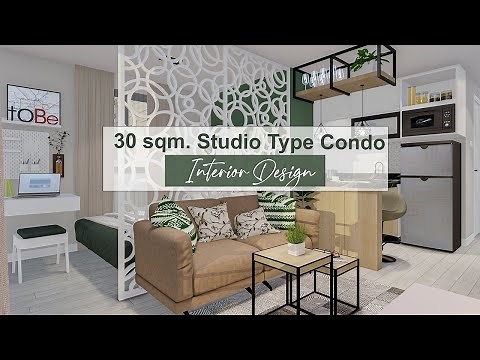 30 sqm. Studio Apartment | MODERN DESIGN | Interior Animation