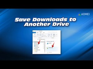 Save Downloads to D Drive Instead of C Drive on Window