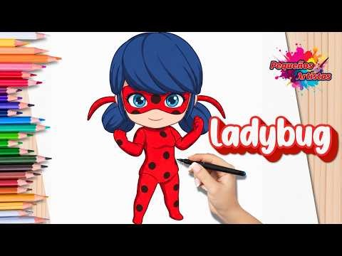 Draw and Color Miraculous LADYBUG 🐞✨ Step-by-Step | Easy drawing for kids