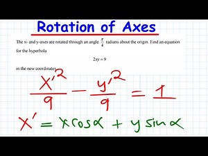 Rotations of Axes Made Easy - Conic Sections