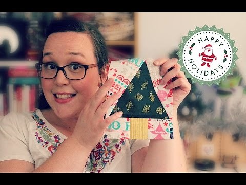 TUTORIAL: Paper-Pieced Christmas Trees | 3and3quarters