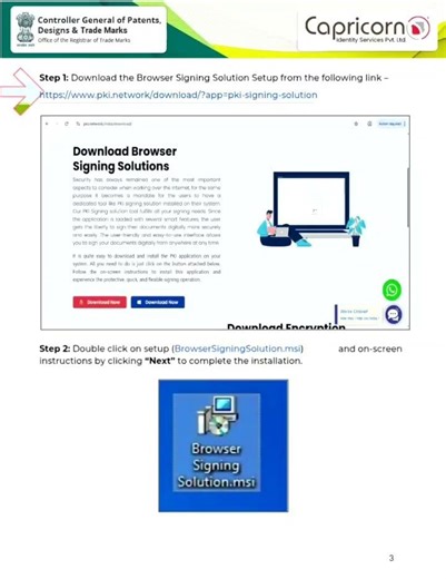 HOW TO download dsc software for using ipindiaonline portal