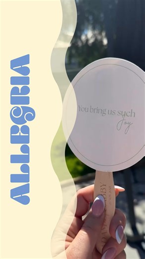 Allegria Designs on Instagram: "We don’t just do table decor… Do you have a fun idea in mind? Like these “complimentary” fans (excuse the pun)? Bring it to us and we’ll make your dream a reality! #eventstationary #event #wedding #joy #colour #love #decor #rainbow #fan #diy #personalised #custom"