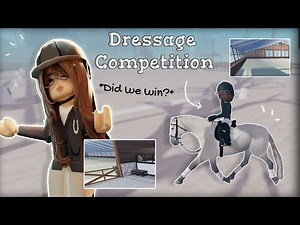 Dressage Competition Test VLOG | Riding Sandiago, did we win?! | LCS Main Game BETA