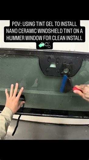 INSTALL CERAMIC WINDSHIELD TINT