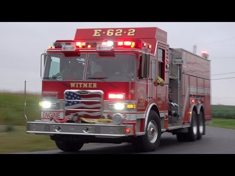 Witmer Fire Protective Association Engine 62-2 Responding