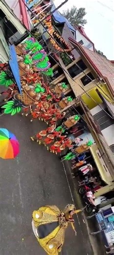 There costume like coconut #dancing on the street#niceview#shortvideo