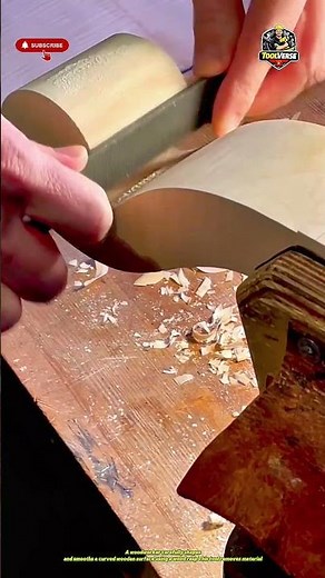 Precise Wood Shaping Technique Using a Wood Rasp for Curved Surfaces #woodworkingtools