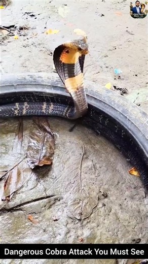 Dangerous Cobra Attack You Must See #snake #wildliferescue #cobra #wildlifeentertainment #wildlife