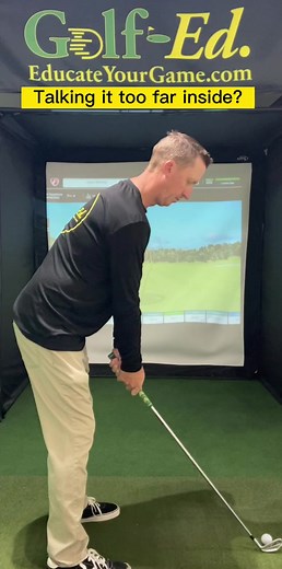 A drill to keep the club in front of your chest and on plane…. #G#GolfEde#educateyourgameg#golfg#golfinstruction#p#pgatourg#golfprog#golftipsg#golflessonv#virtualgolflessonss#simulatorv#virtualgolfducateyourgame.com