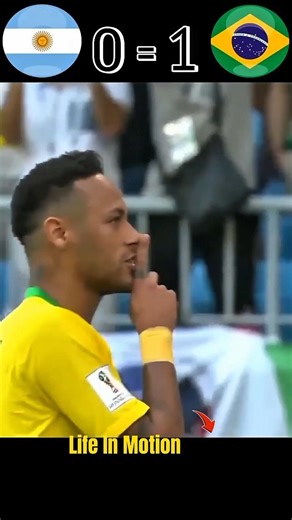 Brazil Vs Argentina| Neymar Vs Messi| World Most Fighting Football Match| #football #messi #neymar