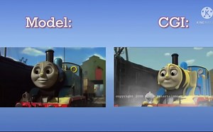 【hit早期CGI测试】托马斯和臭奶酪模型与CGI片段对比