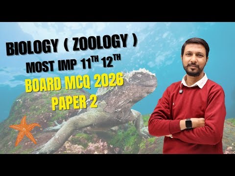 Biology (Zoology) 🔥 Most Important Questions | Paper 2 | Board Exam 2026