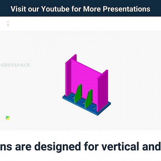 Pinned base Column connection | Bolted connections | Greyspace #shorts