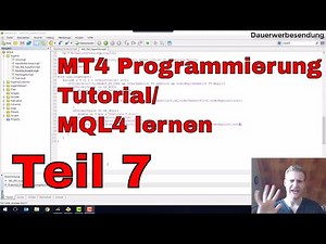 MT4 Expert Advisor mit gleitenden Durchschnitten programmieren lernen - Tutorial (Anleitung) Teil 7