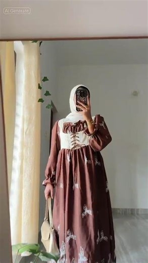 Yezwe Brown Khadi Maxi Dress | Modest Fashion | Sustainable & Plus Size Friendly Customizable Dress