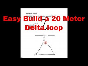 Build a Easy 20 Meter Delta Loop part antenna on Ground How did it do