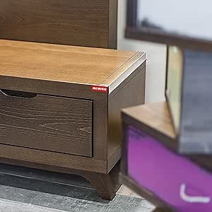 Clear Self-Adhesive Mini Wall Corner Protectors, Cute Corner Guards & Edge Protector for Wall Door Frame Cabinet Baseboard & Door, Table, Stair, Easy to Cut (5/8" Thick, 16" Length - 5Pack)