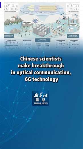 A Chinese research team has developed an integrated communication system bridging optical fiber and wireless networks, setting a new world record for data transmission speed, according to a study published Thursday in the journal Nature. #XinhuaNews | China Xinhua News