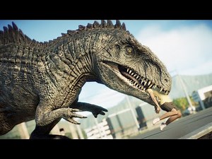 GIGANOTOSAURUS EATING HUMANS | All Skins, Animations & Breakout -Jurassic World Evolution 2 Dominion