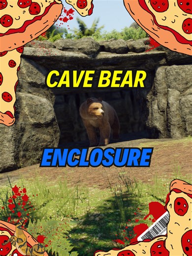Explore the Cave Bear Enclosure at Zenozoic Zoo!