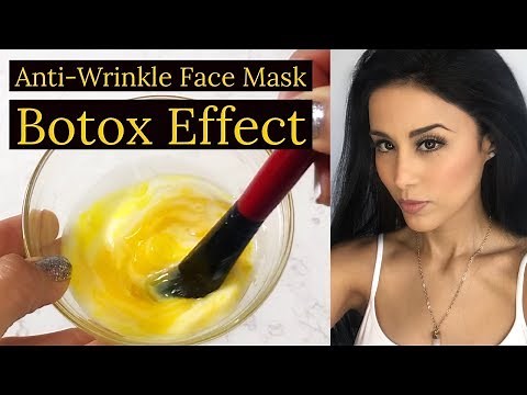 Homemade Anti-Wrinkle Face Mask, Natural Botox Effect