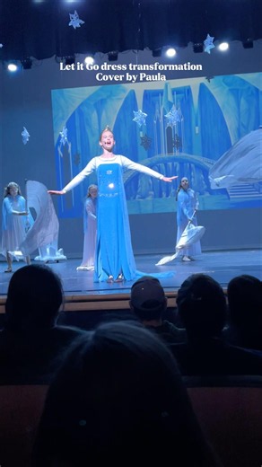 Let it Go dress transformation - Cover by Paula ❄️