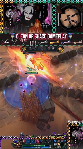 This CLOWN is SLICK.. 👀🤡😱 - (SHACO Arena OUTPLAY)