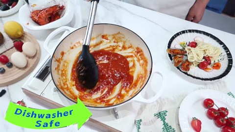 Large Cooking Utensils Set, 35 Pcs Silicone Kitchen Utensils Set with Holder, Stainless Steel Handle Spatula Set, Heat Resistant Food Grade Silicone Kitchen Gadgets for Non-stick Cookware (Black)