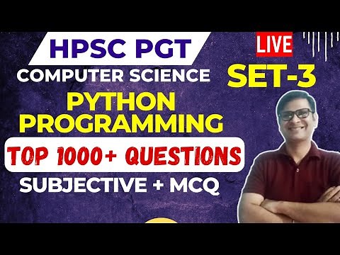 HPSC Subjective and Objective Questions with Answers | HPSC PGT Computer Science Preparation